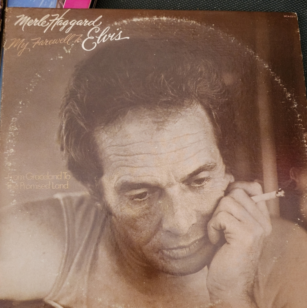 Five Merle Haggard Vinyl Country Albums